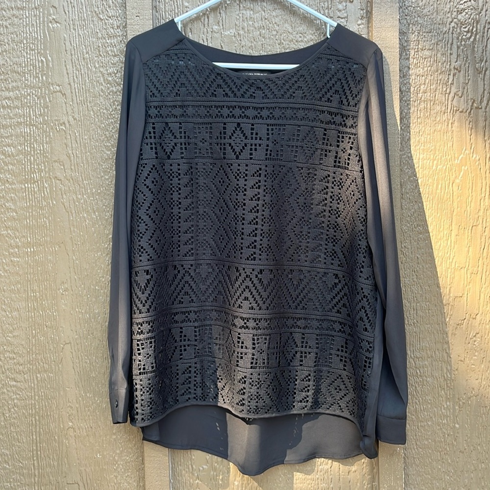Banana Republic Black Blouse M